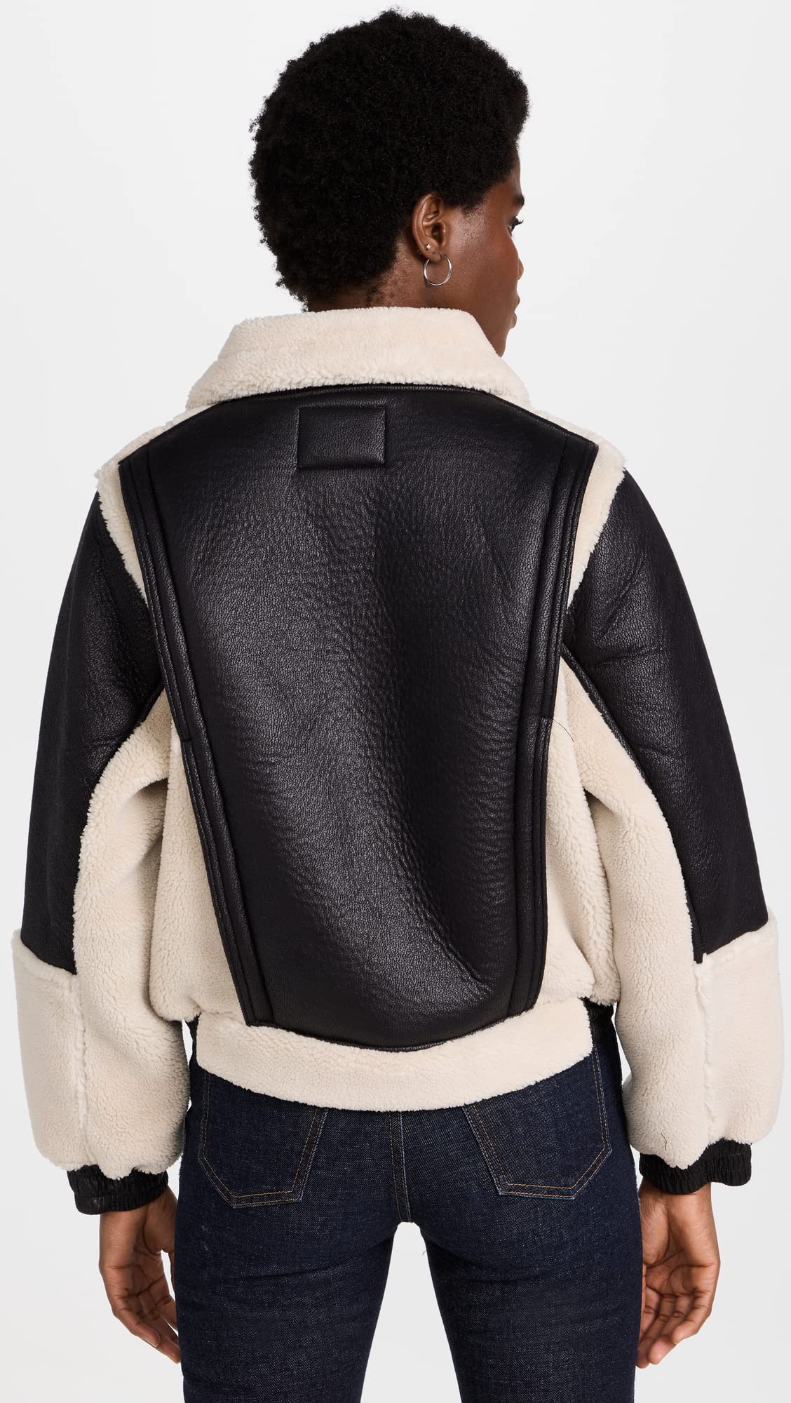 BLANKNYC Women's Faux Leather Bonded Moto Jacket - Stylish Biker Jacket for Women, Perfect for Casual Outfits, Night Out & Motorcycle Riding