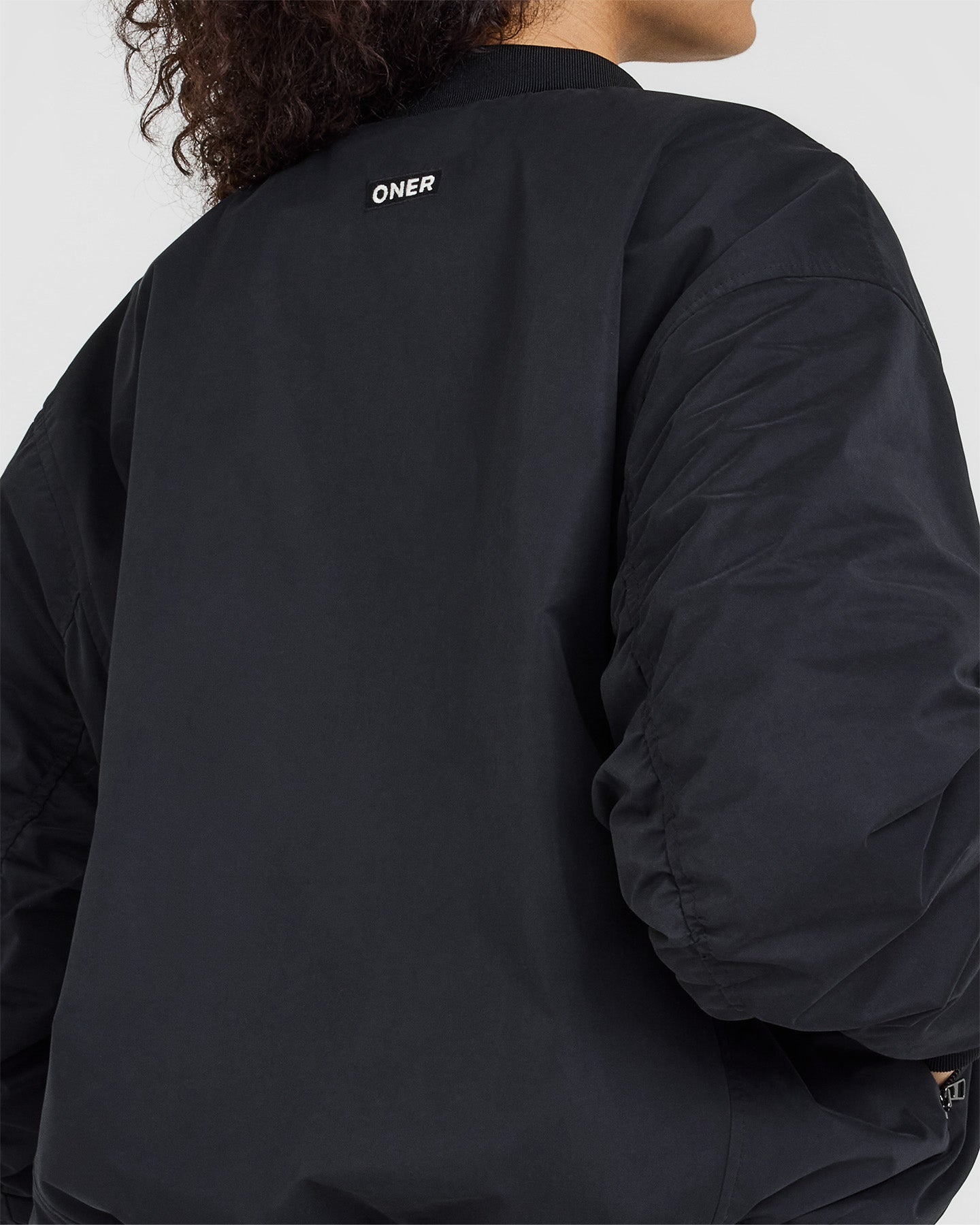 Reversible Bomber Jacket for Men & Women - Lightweight Waterproof Windbreaker with Zip Pockets | Black & Grey | Perfect for Outdoor Activities, Travel & Casual Wear