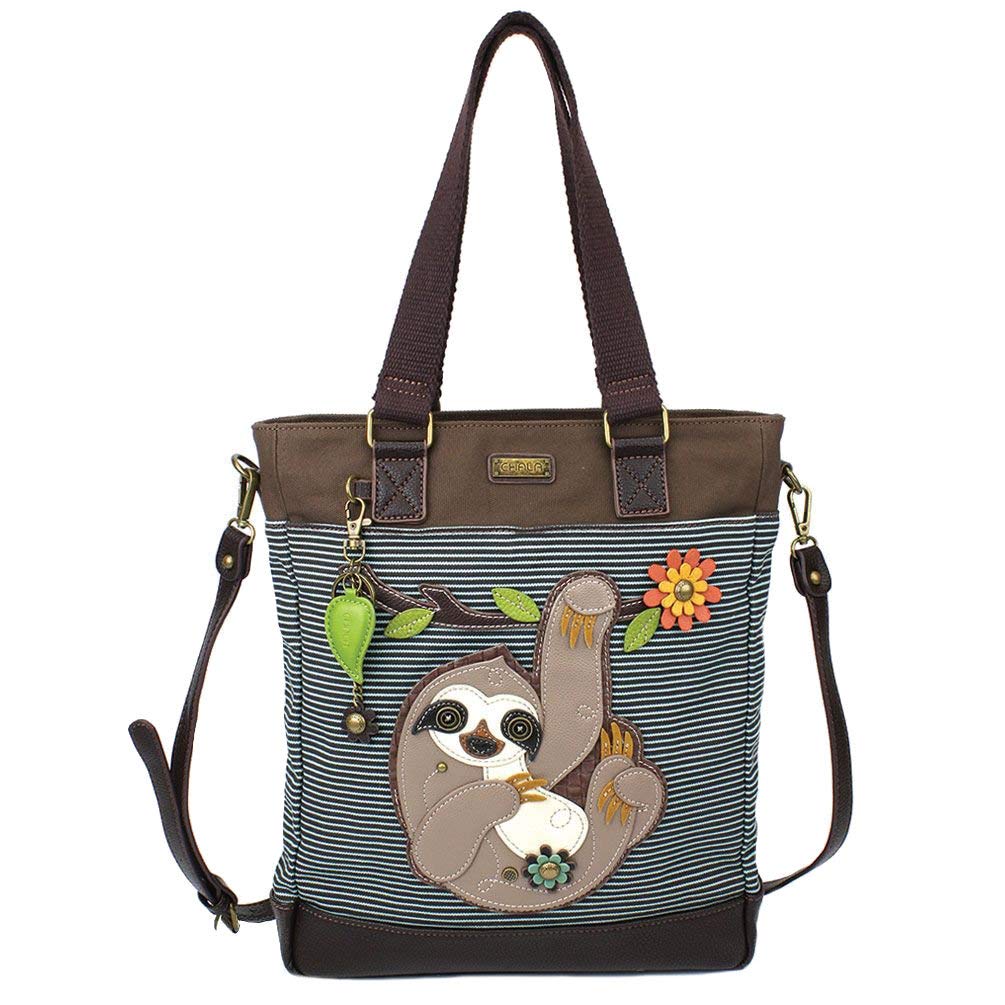 Chala Sloth Print Work Tote Shoulder Bag for Women - Cute Sloth Lover Collector Gift - Perfect for Office, Travel & Everyday Use