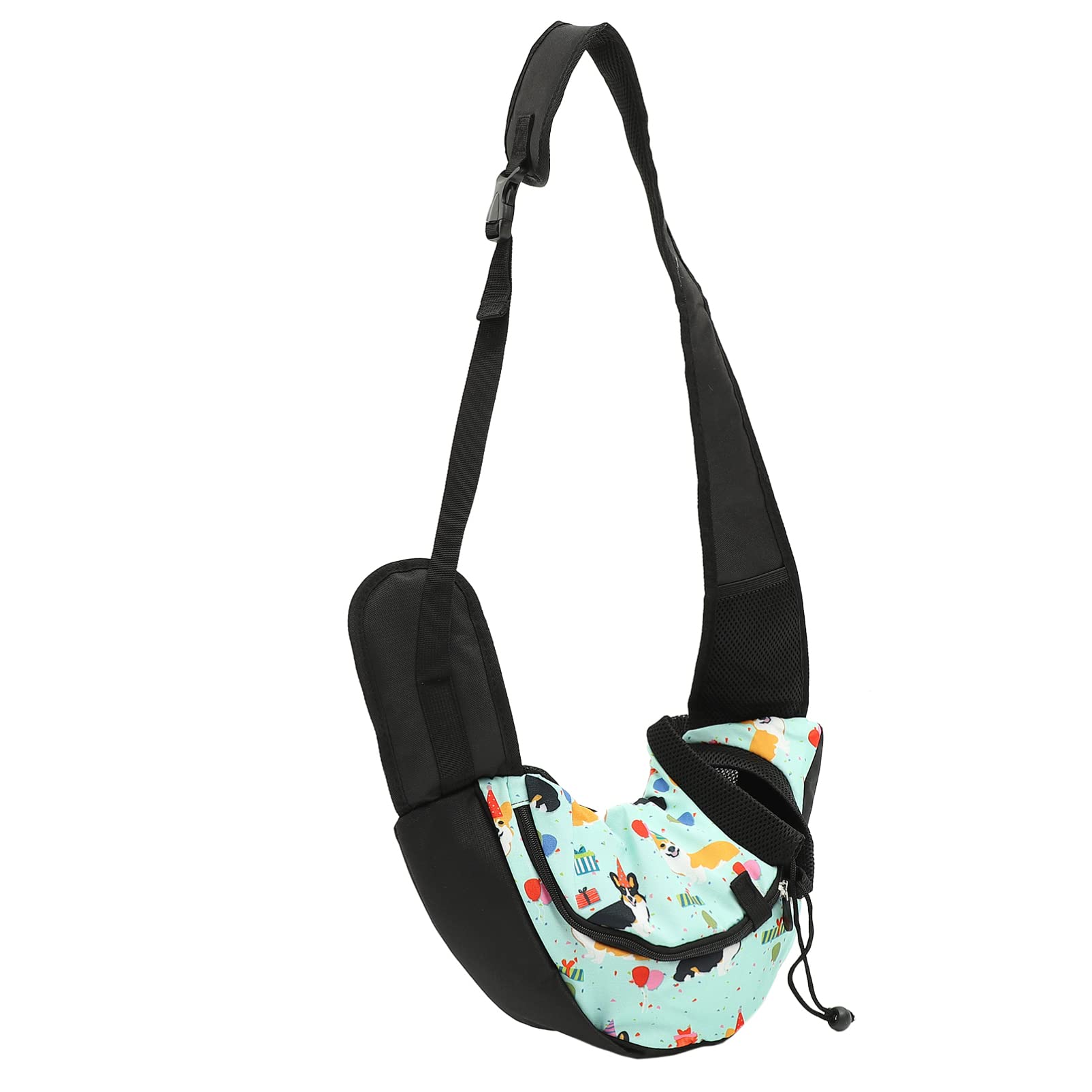 Mipcase Travel Backpack - Pet Sling Carrier Bag for Small & Medium Dogs & Cats - Breathable Mesh Shoulder Messenger Bag for Chihuahua, Puppies & Kittens - Perfect for Outdoor Adventures, Hiking & Daily Walks