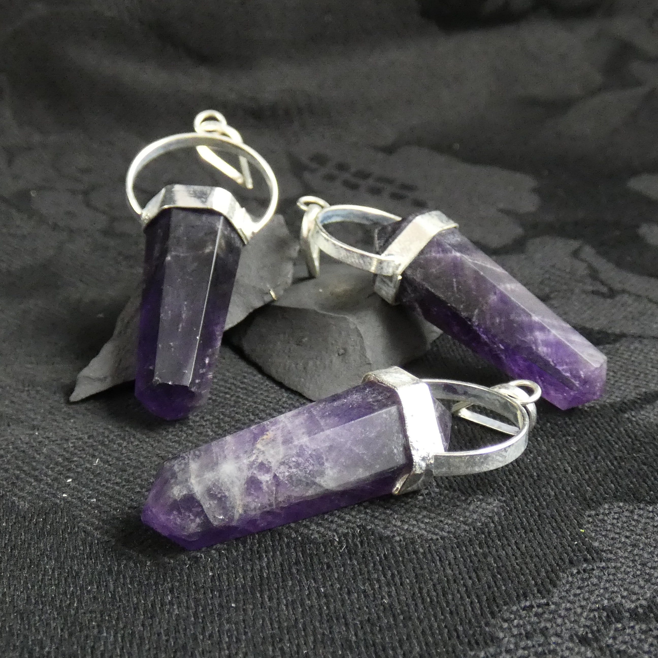 Natural Amethyst Double Terminated Point Pendant Necklace - Healing Crystal Jewelry for Meditation, Energy Balancing & Spiritual Gifts