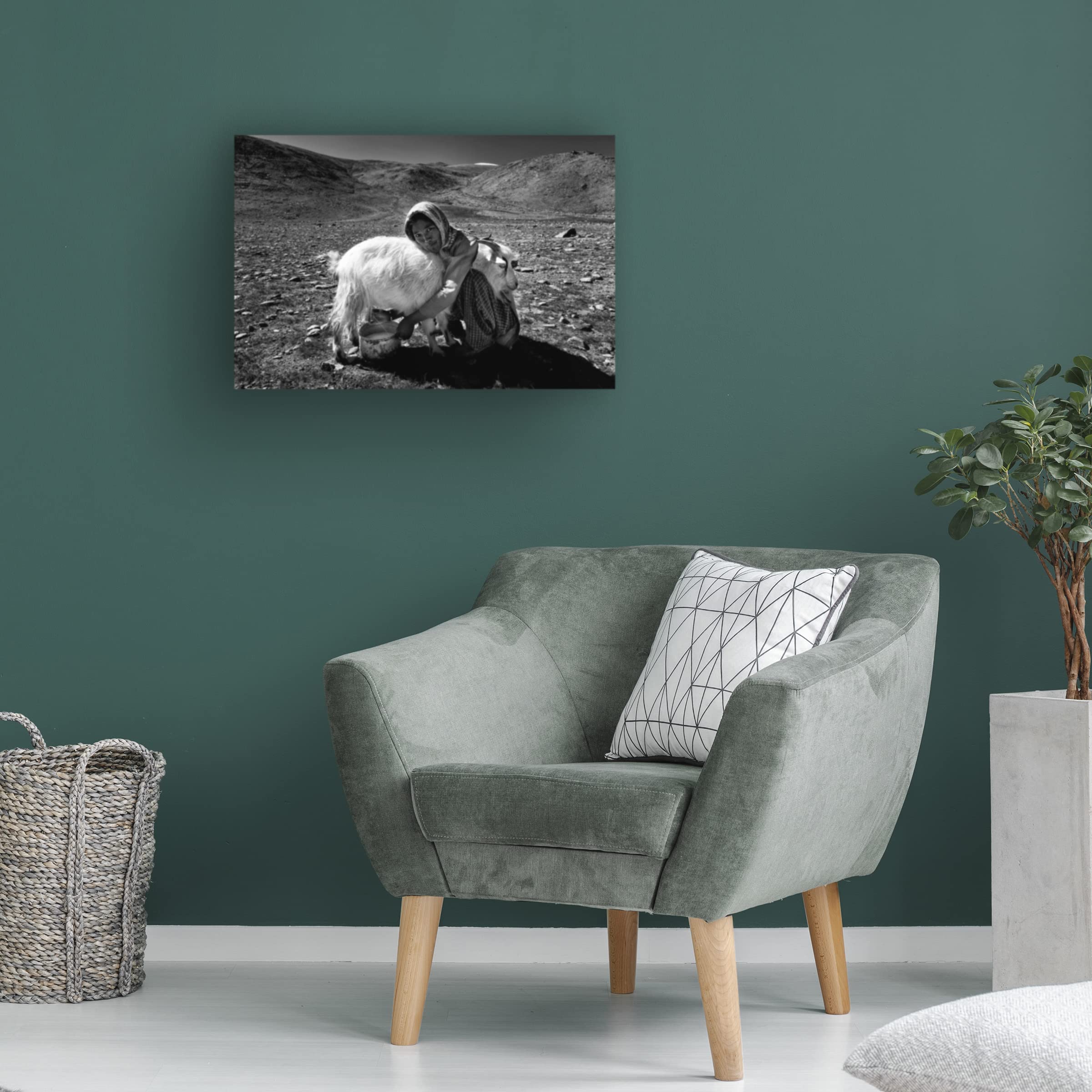 Trademark Fine Art 'Embrase' Canvas Wall Art by Joxe Inazio Kuesta - Modern Abstract Painting for Living Room, Bedroom & Office Decor