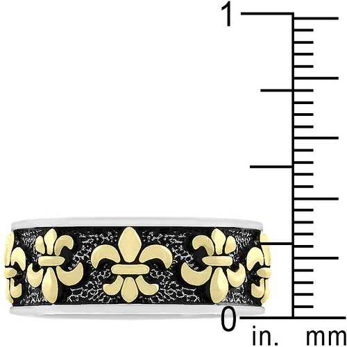 Vintage Fleur De Lis Ring - Elegant French Inspired Jewelry for Women, Perfect for Weddings, Anniversaries & Special Occasions