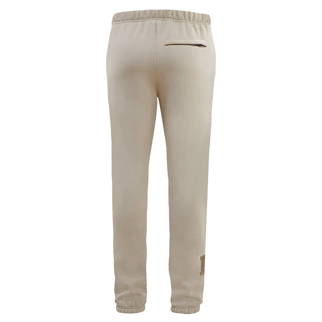 NFL Detroit Lions Neutral Fleece Sweatpants for Men - Comfortable & Warm Taupe Joggers for Casual Wear, Lounge & Game Day Outfits