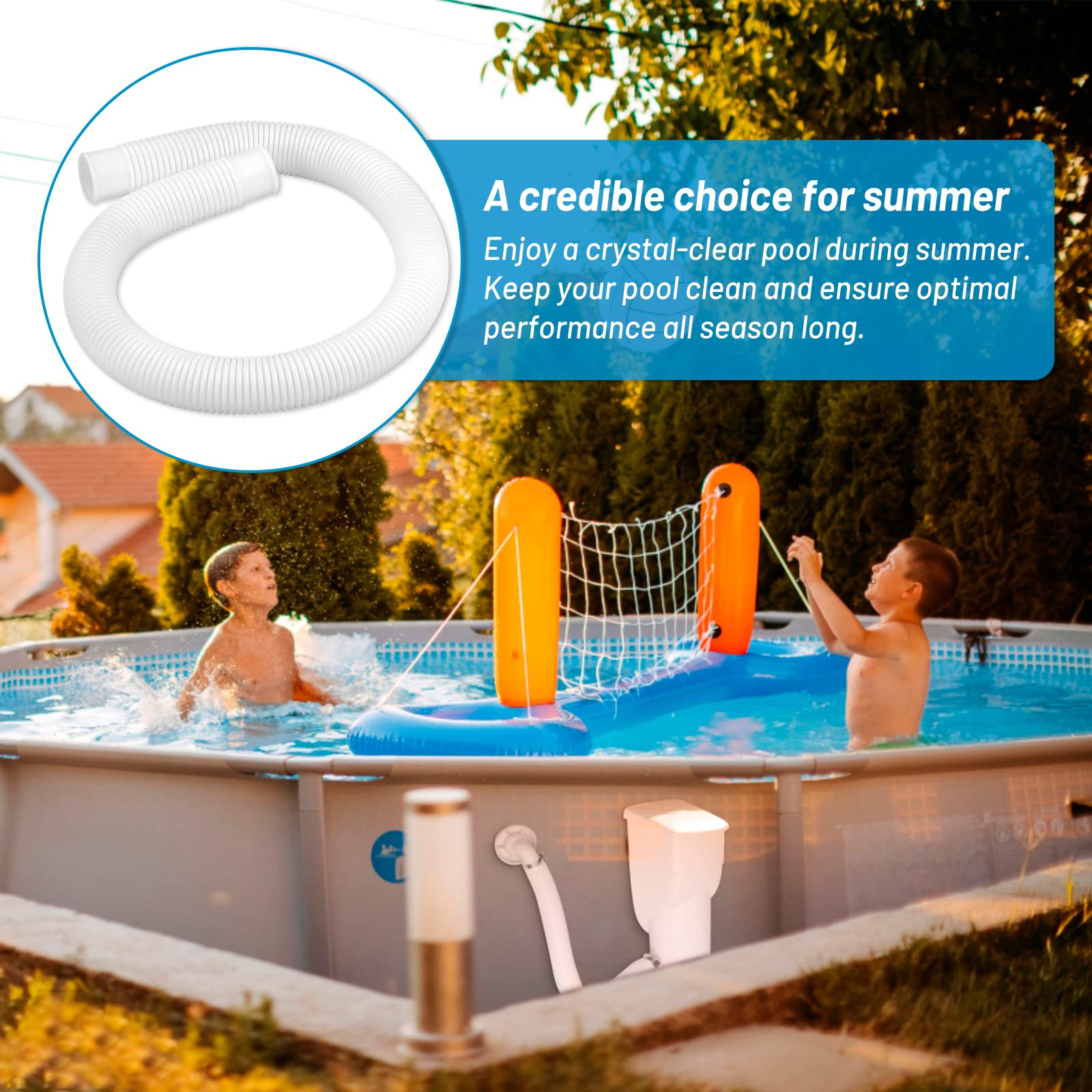 Intex Above Ground Pool Skimmer Hose Replacement - 1.5