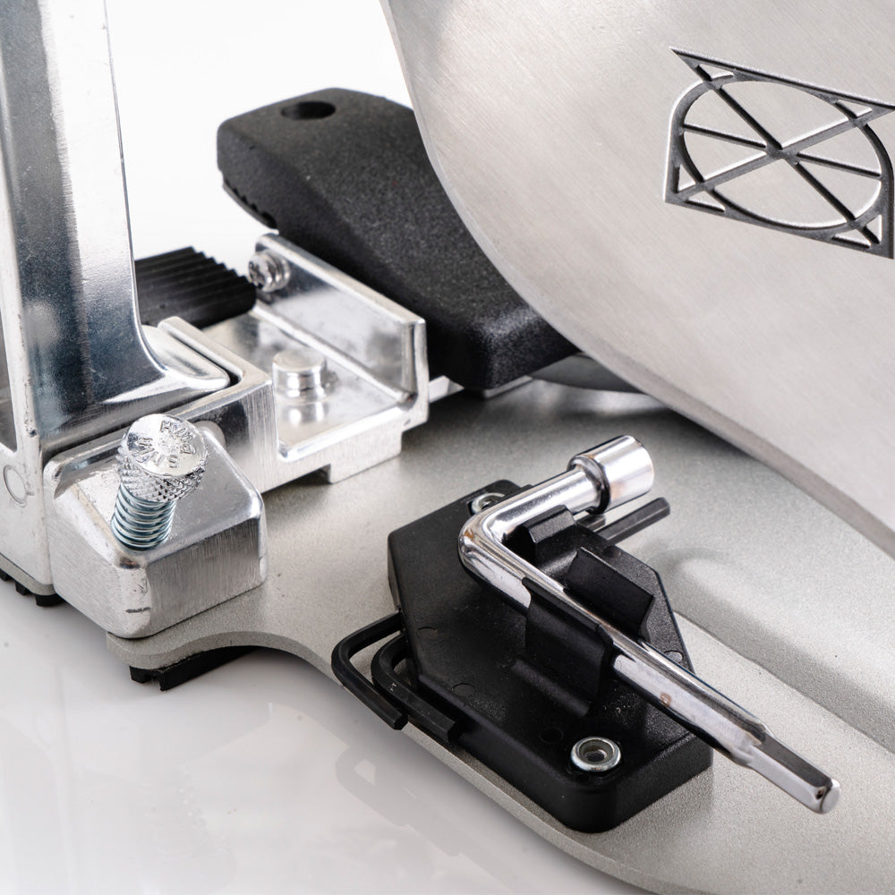 Dixon Precision Coil Direct Drive Single Bass Drum Pedal - Professional Drum Kit Accessory for Live Performances & Studio Recording