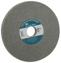 3M Scotch-Brite XL-WL Convolute Silicon Carbide Hard Deburring Wheel - Fine Grade 10