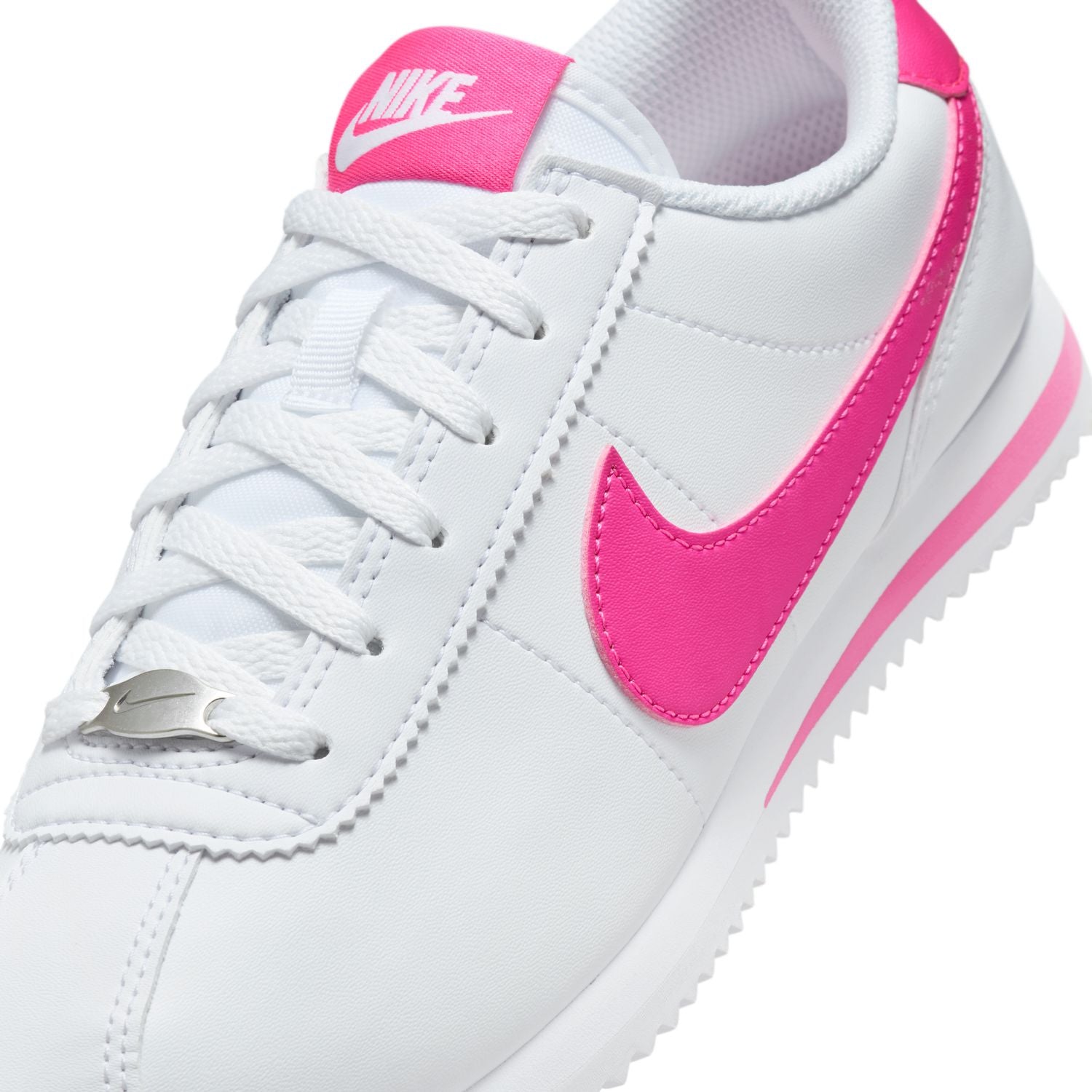 Nike Kids' Cortez 'Laser Fuchsia' Running Shoes - Lightweight & Comfortable Sneakers for Boys and Girls - Perfect for School, Sports, and Everyday Wear