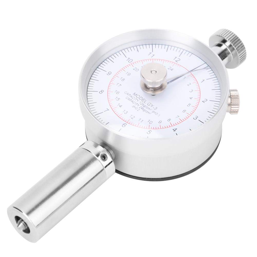 GY-03 Portable Fruit Penetrometer Sclerometer - Digital Fruit Hardness Tester with 2 Measuring Heads for Apple, Pear, Peach | Perfect for Farm, Orchard & Quality Control Testing