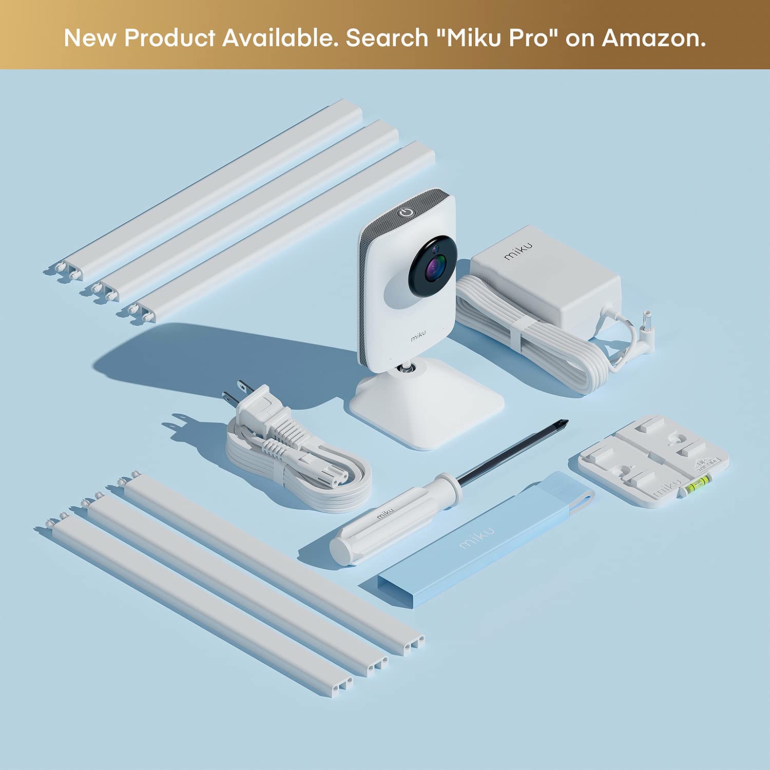 Miku Smart Baby Monitor with Breathing & Sleep Tracking for Home Safety