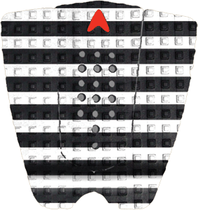 Astrodeck 405 Danny Fuller Skateboard Deck - Black/White Traction Grip Tape - Perfect for Street Skating and Skatepark Tricks