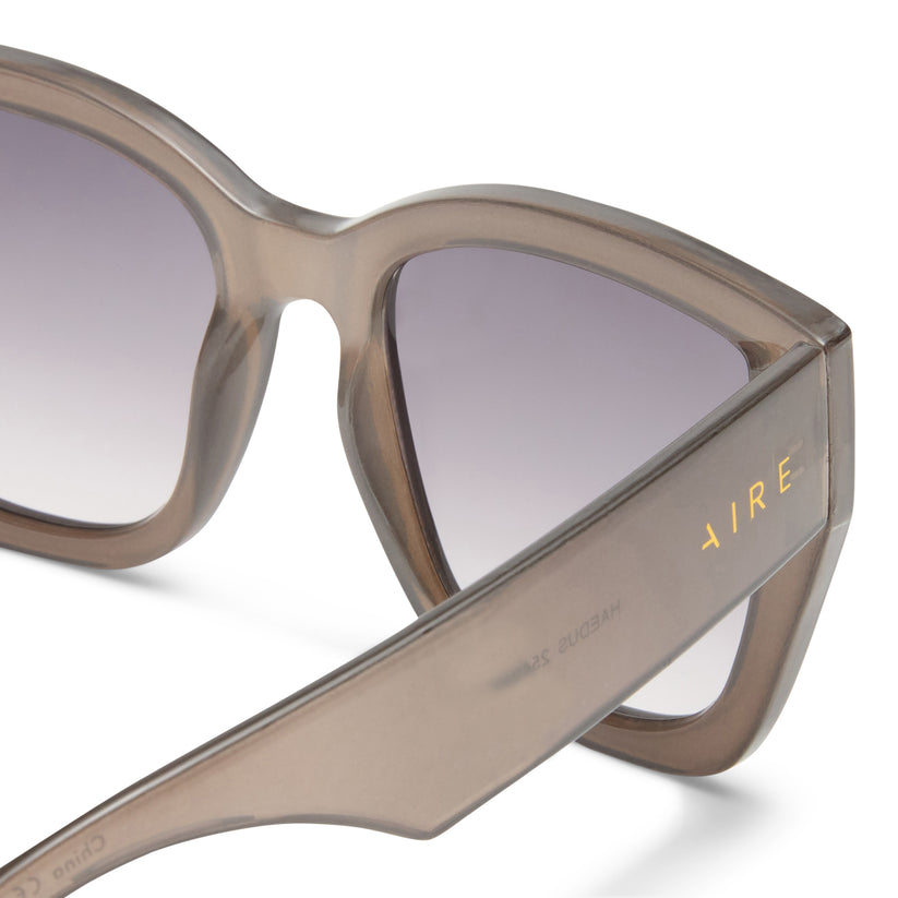 Aire Haedus Polarized Sunglasses for Men & Women - Pewter Frame with UV Protection - Perfect for Driving, Beach & Outdoor Activities