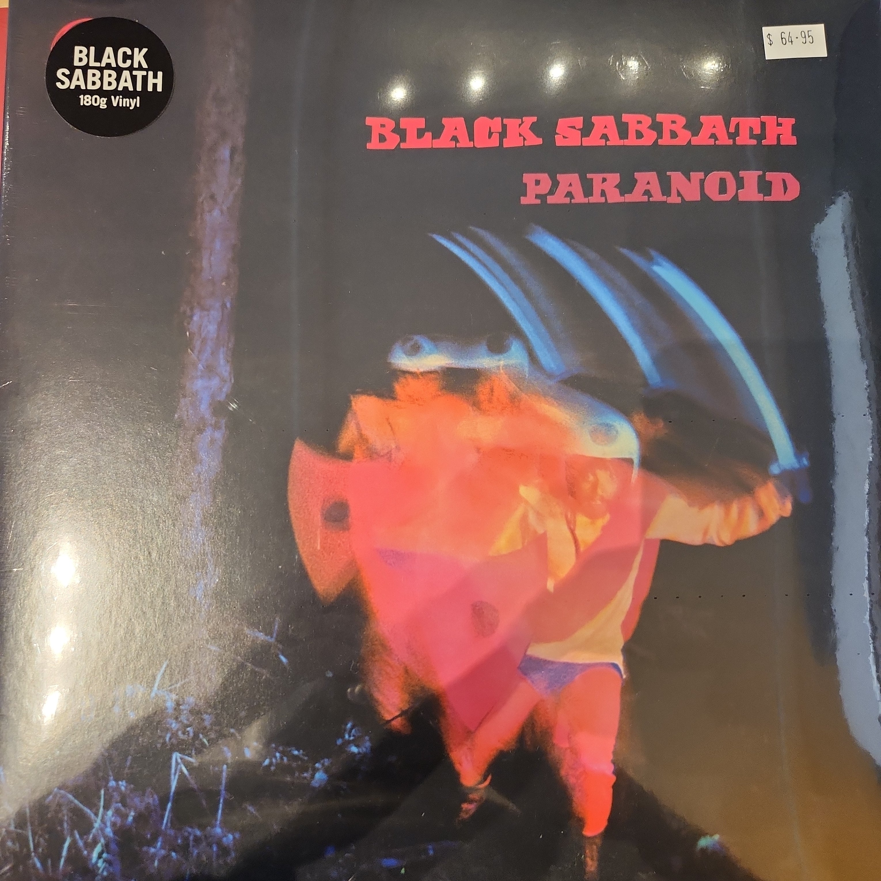 Black Sabbath Paranoid Vinyl LP Record - Classic Heavy Metal Album for Collectors & Music Lovers | Perfect for Home Listening & Vinyl Collections