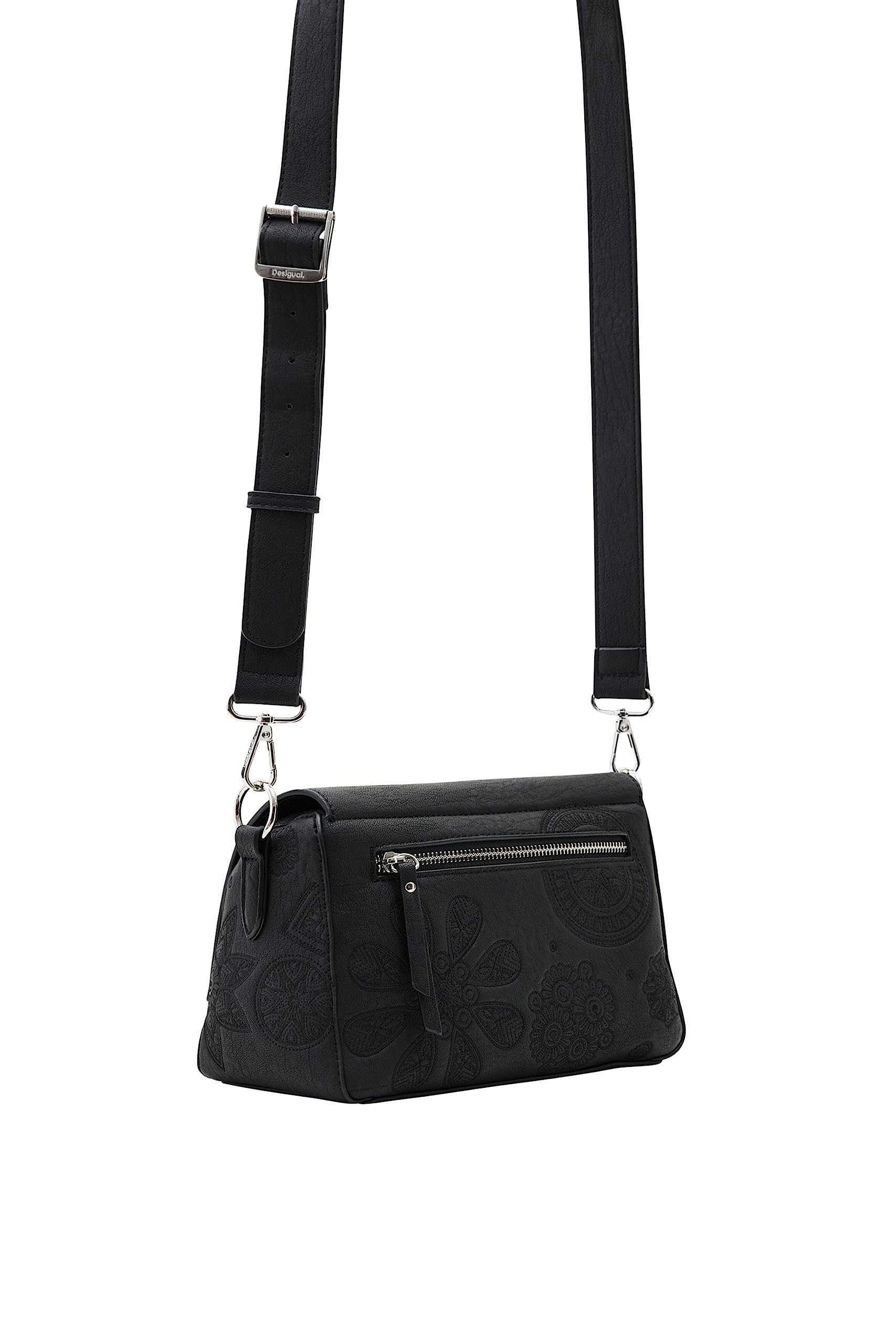 Desigual Floral M Crossbody Bag for Women - Stylish Shoulder Purse with Adjustable Strap, Perfect for Daily Use, Travel & Shopping