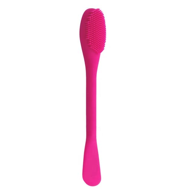 MobFest® Double-Sided Silicone Face Cleansing Brush & Massager with Facial Spatula - Exfoliating & Deep Cleaning for All Skin Types | Perfect for Daily Skincare Routine & Spa Treatments