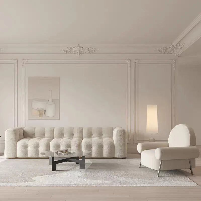 Modern White Poltronas Living Room Chair - Stylish & Comfortable Accent Seating for Home, Office, or Lounge Decor