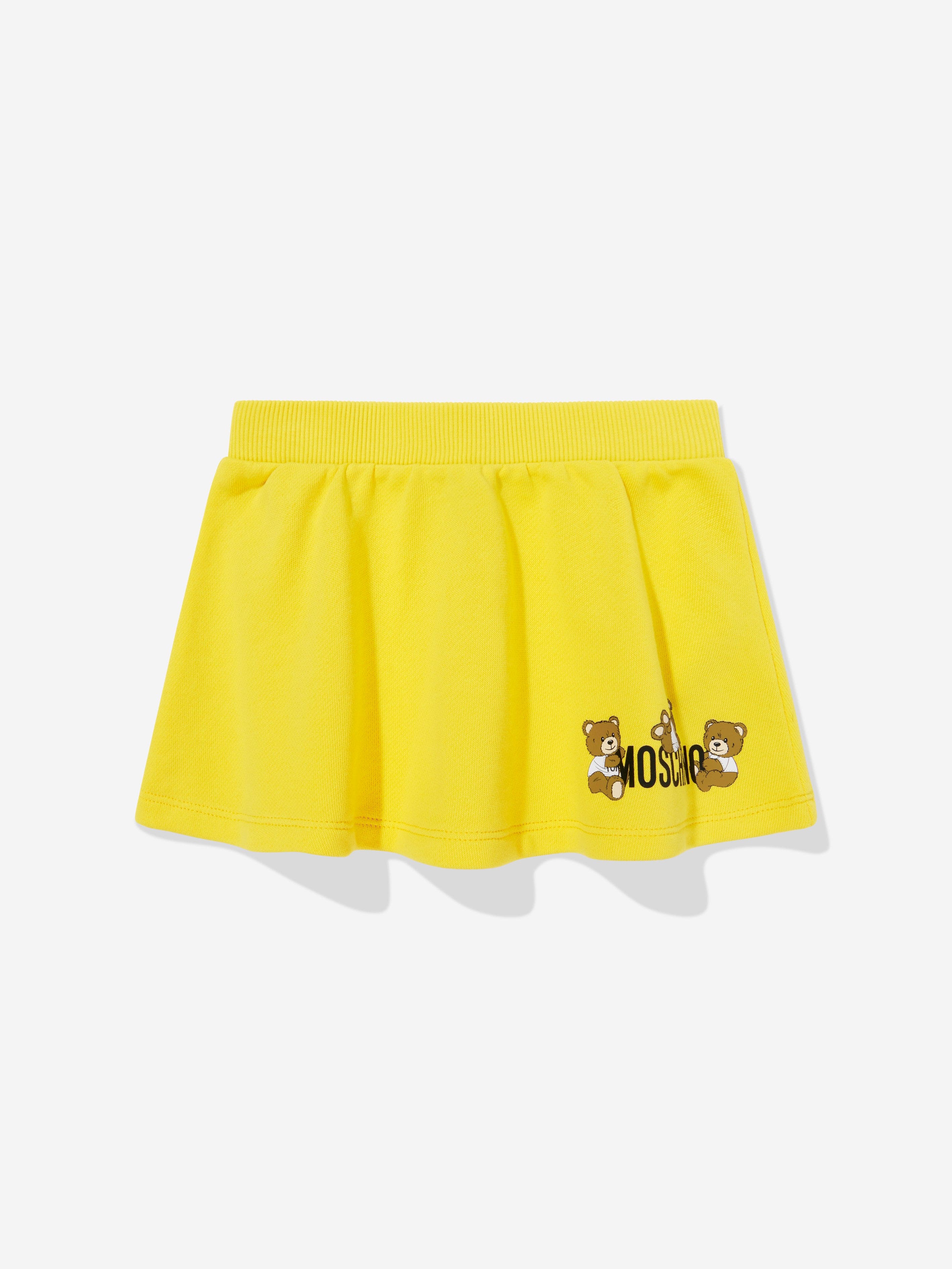 Adorable Yellow Teddy Bear Skirt Set for Baby Girls - Perfect for Birthday Parties, Photo Shoots & Special Occasions