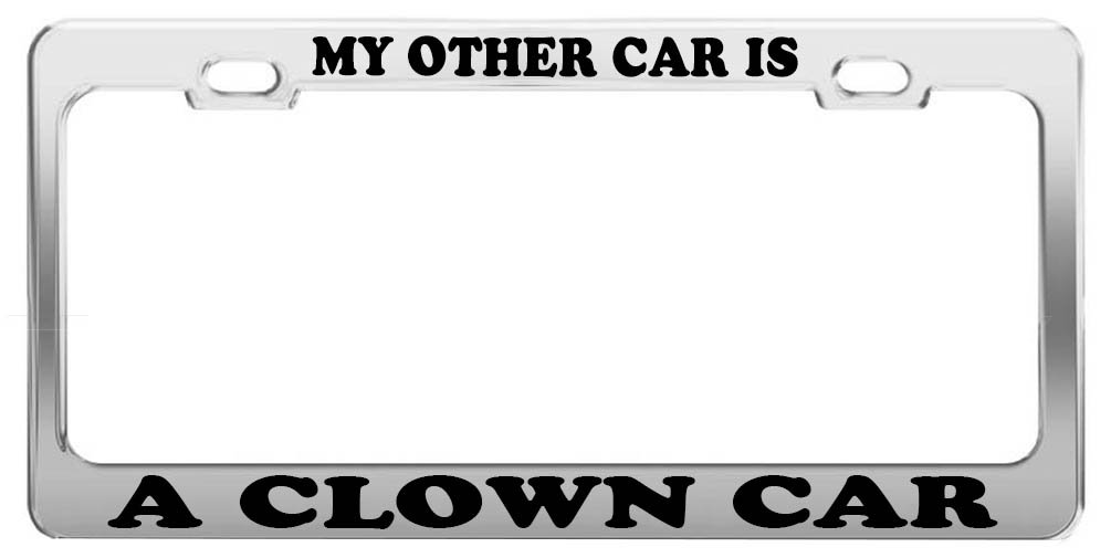Funny Car License Plate Frame - 