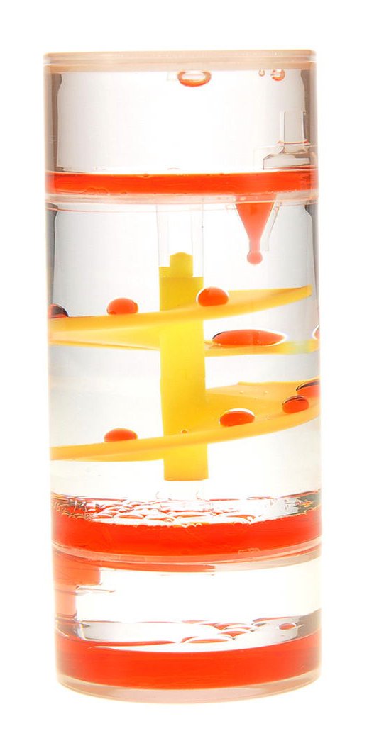 PowerTRC Liquid Motion Bubbler - Sensory Timer Toy for Stress Relief & Focus - Calming Desk Fidget Toy for Anxiety, Autism, ADHD - Perfect Gift for Kids & Adults - Use in Classroom, Office or Home Relaxation