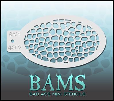 BAM4012 Bad Ass Mini Stencil - Premium Reusable Craft Stencils for DIY, Painting, Woodworking & Home Decor | Perfect for Artists, Scrapbooking & Wall Art Projects