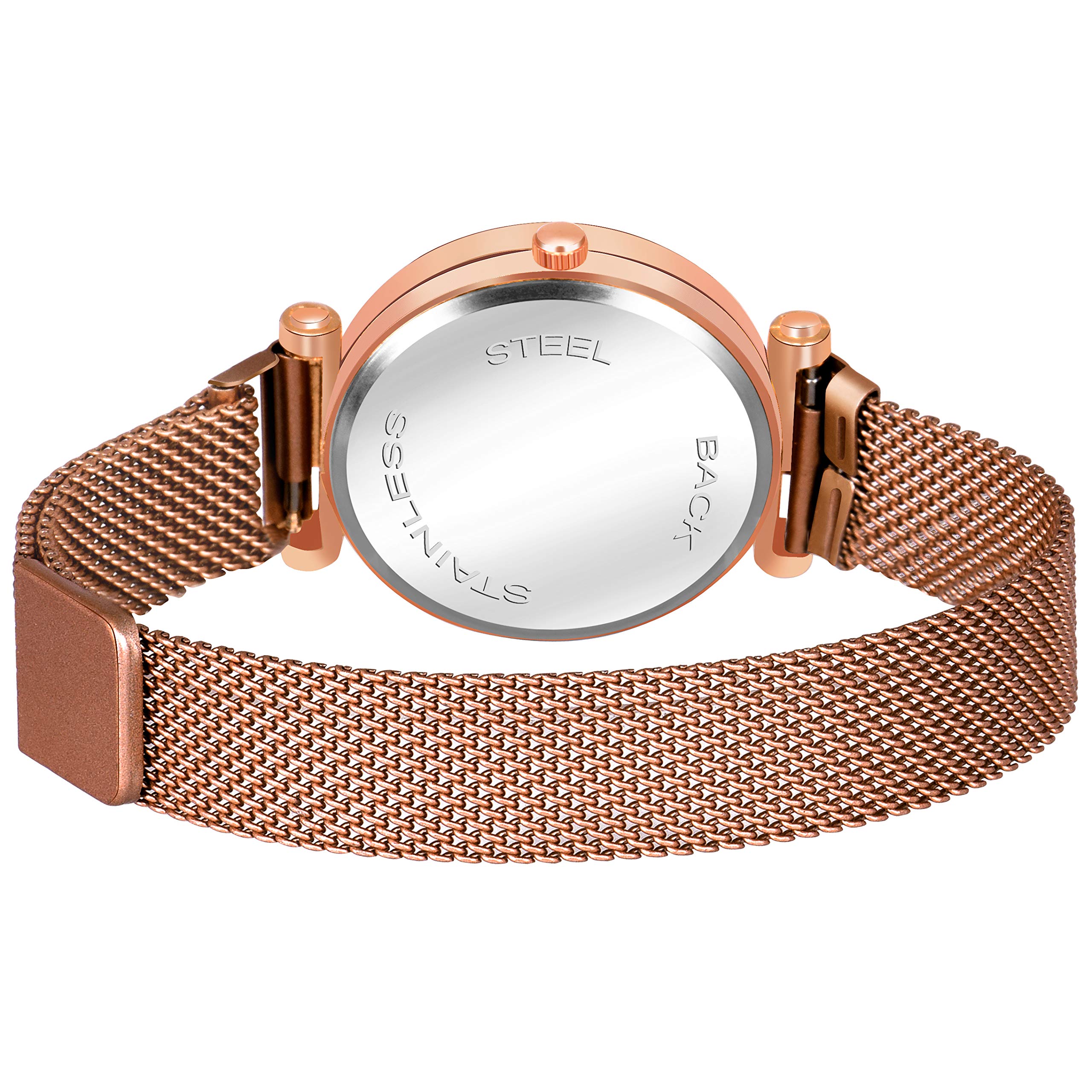 Casera Magnetic Strap Analog Watch for Women - Elegant & Stylish Timepiece for Everyday Wear, Office, and Special Occasions