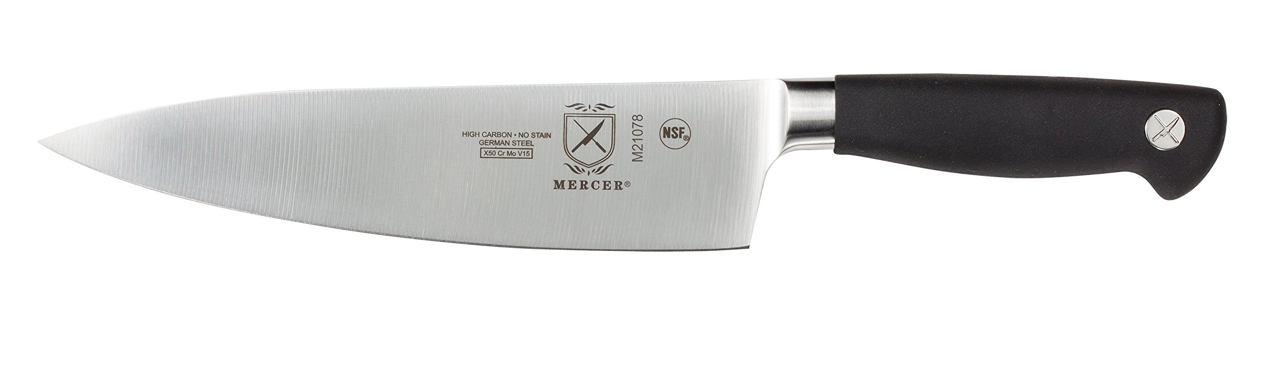 Mercer Culinary Genesis 5-Piece Magnetic Knife Holder Set with Acacia Wood Cutting Board - Perfect for Kitchen Organization & Chef's Knife Storage