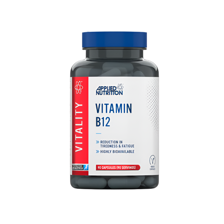 Applied Nutrition Vitamin B12 Supplement - 90 Tablets for Energy Boost & Metabolism Support | Daily Immune & Nervous System Health