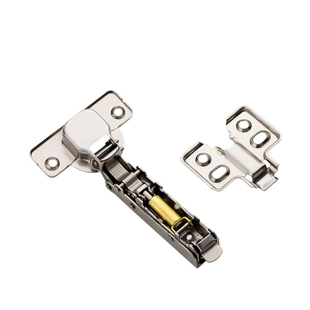 ANGSTROM 2-Pack Frameless Soft-Close Cabinet Hinges - European Style Concealed Hinges with 2D Adjustable Clip-On Design for Inset Cabinets | Perfect for Kitchen, Bathroom & Furniture Installation