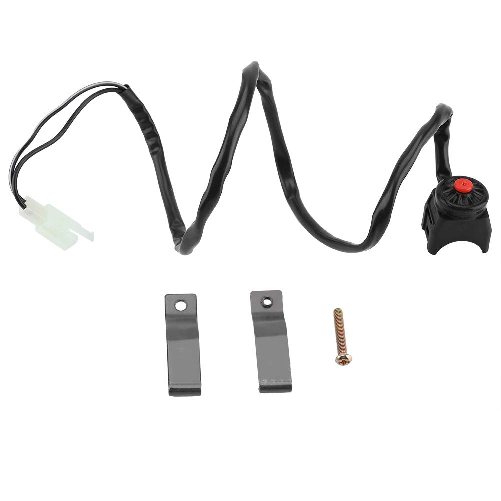 Universal 22mm Motorcycle Kill Switch Horn Button - Handlebar Mounted Stop Start Switch for Dirt Bike, ATV, Motorbike (Fits 110cc) - Perfect for Off-Road Racing & Trail Riding Safety