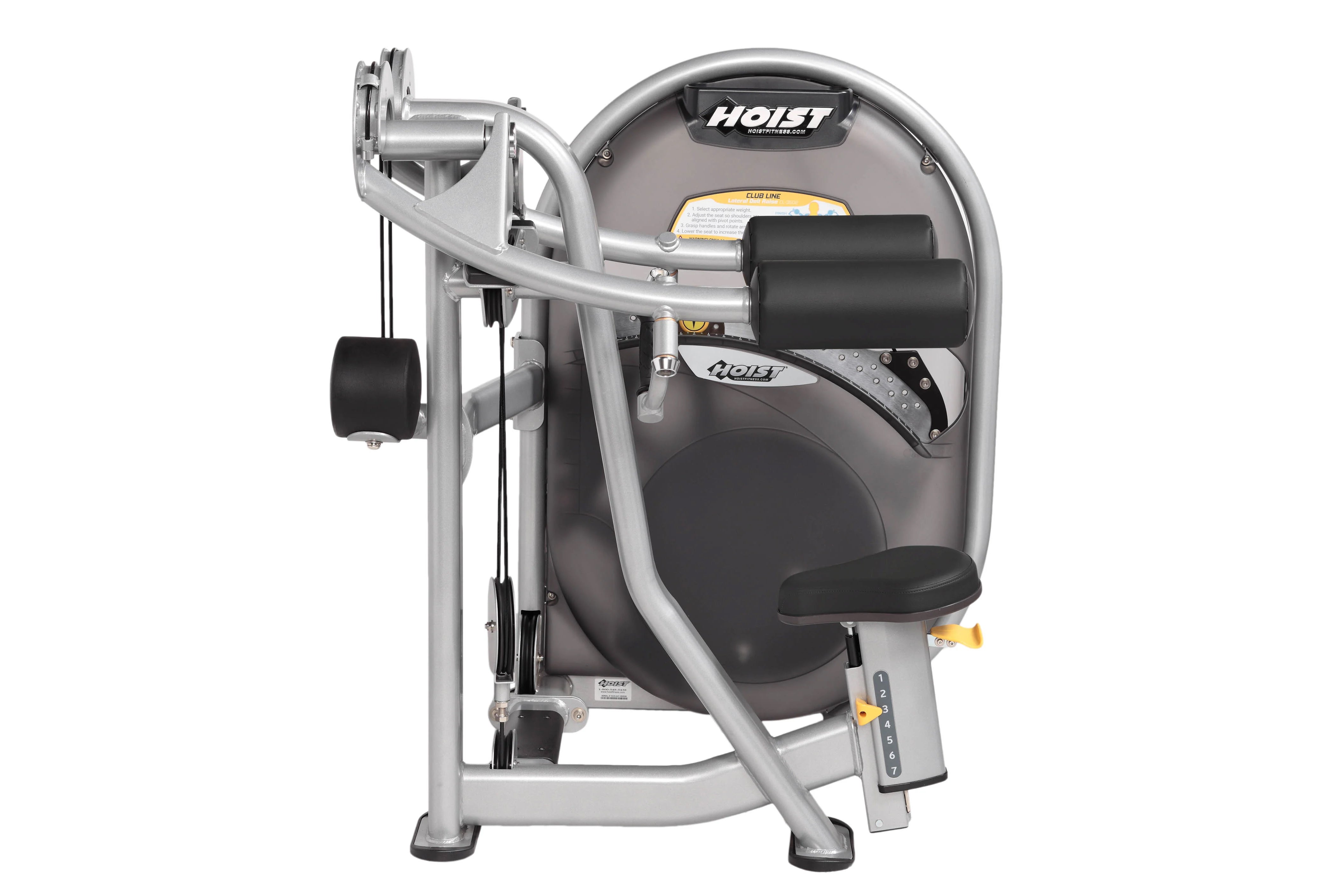 Hoist Lateral Raise Machine (CL 3502) - Premium Gym Equipment for Shoulder Workouts - Perfect for Home & Commercial Gyms