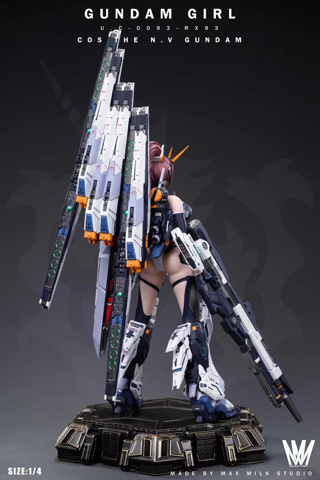 MMS Studio Cosplay The N.V. Gundam Girl Model Kit - Anime Mecha Figure for Collectors & Gundam Fans | Perfect for Display, Cosplay & Anime Conventions