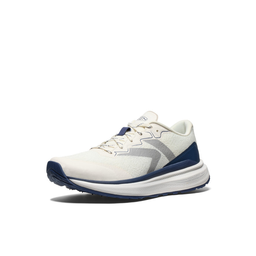 Men's WK500 Walking Shoes - Comfortable Athletic Sneakers for Men | Star White/Navy Blue | Perfect for Walking, Jogging & Casual Wear