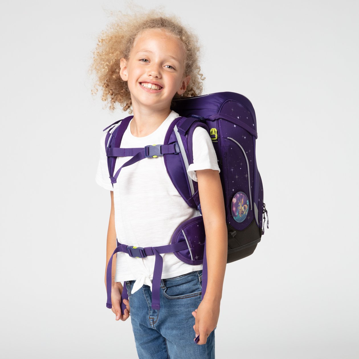 ergobag Cubo SINGLE School Backpack for Kids - Lightweight & Ergonomic Design - Perfect for School, Travel & Daily Use