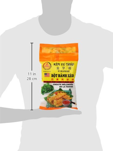 Authentic Vietnamese Pancake Flour Mix (Bot Banh Xeo) - 12 Oz | Gluten-Free Rice Flour for Crispy Savory Crepes | Perfect for Home Cooking, Vietnamese Cuisine & Asian Food Lovers