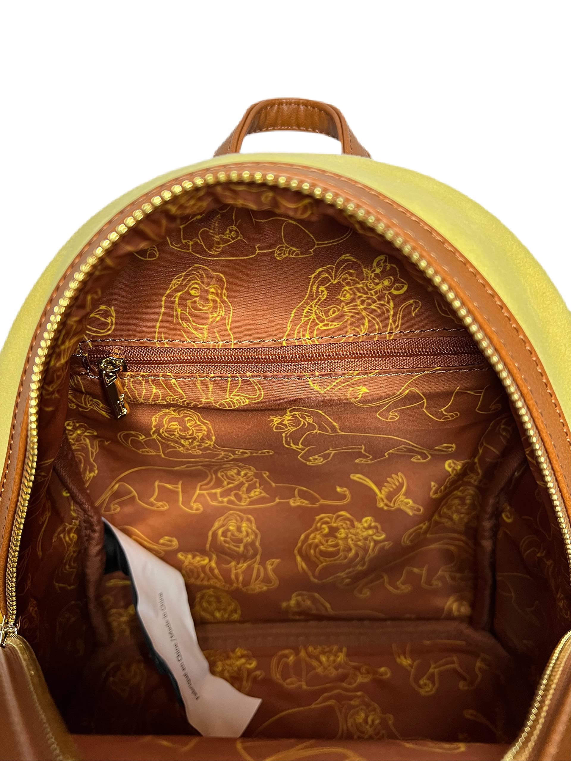 Loungefly Mufasa and Simba Cosplay Women's Double Strap Shoulder Bag Purse | Disney Lion King Inspired Handbag for Women | Perfect for Cosplay, Disney Parks, and Everyday Use