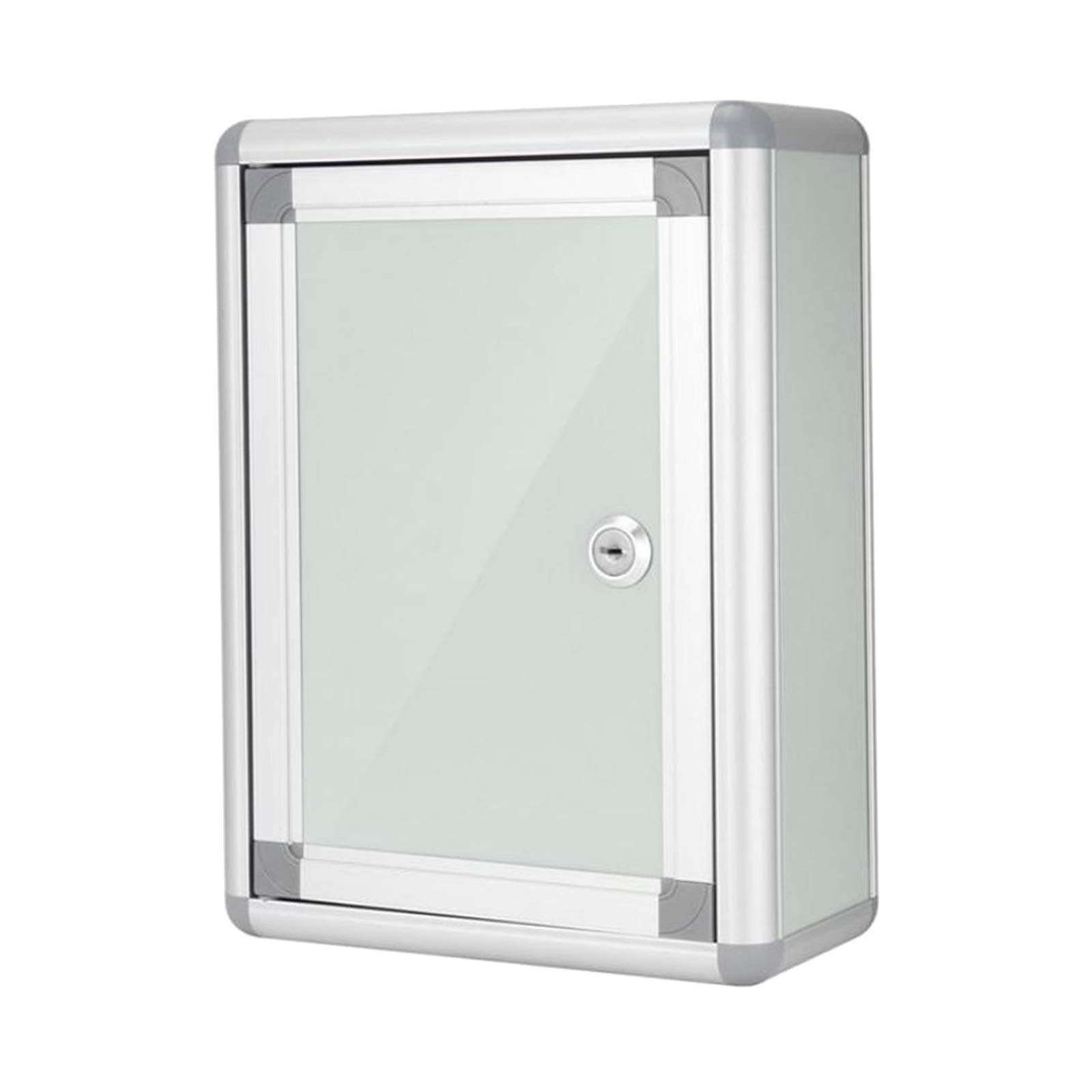 MERIGLARE Small Suggestion Box - Wall Mounted Mailbox for Office, Business & Home Use - Secure Letter Drop Box for Suggestions, Feedback & Notes (Style 1)