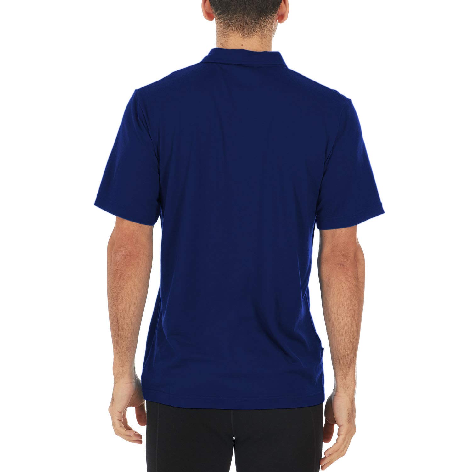 Premium Men's Merino Wool Polo Shirt - Breathable & Odor-Resistant Golf & Work Shirt - Ideal for Business Casual, Office Wear & Outdoor Activities