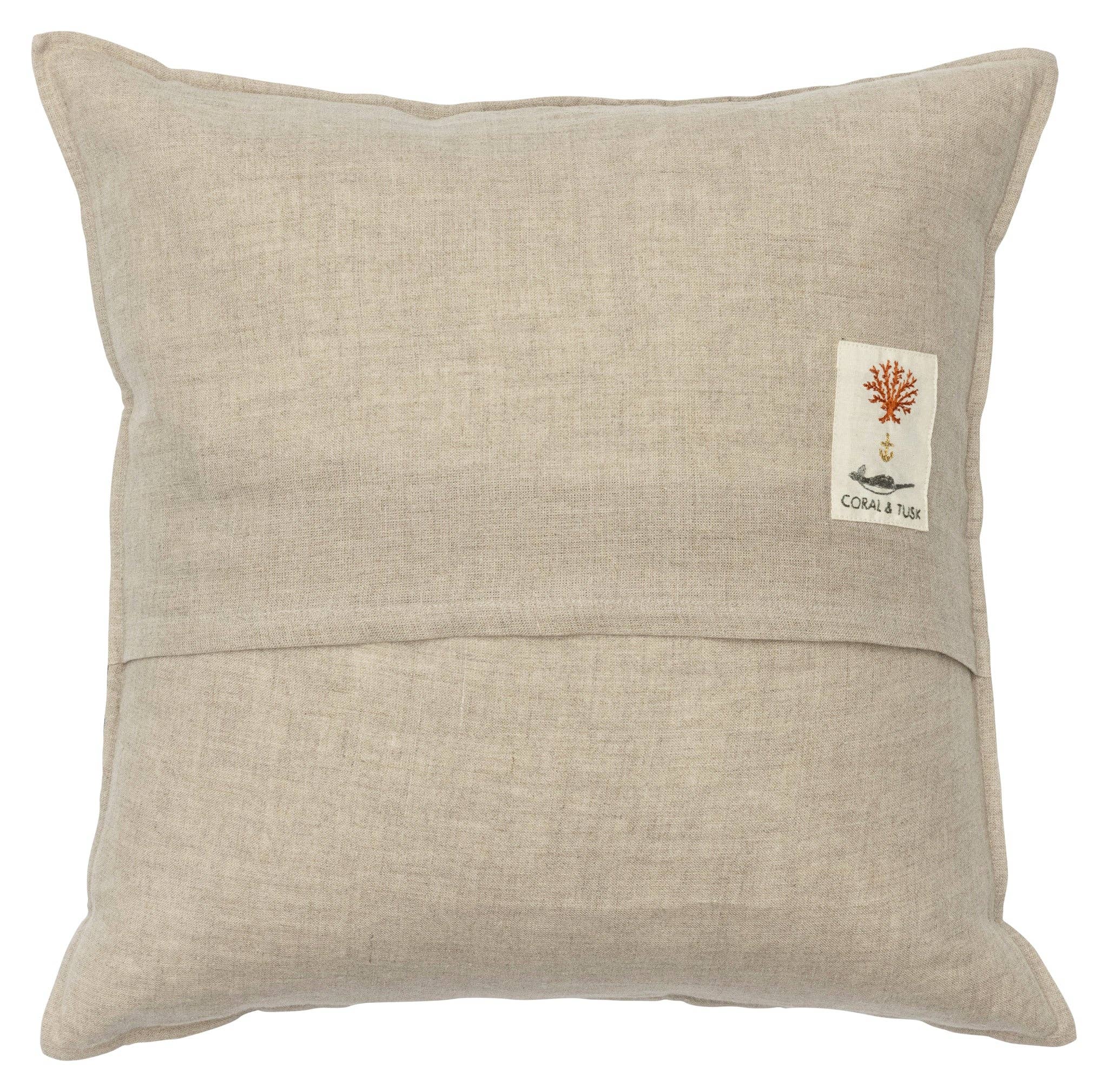 Mother Hen Pocket Pillow - Soft & Cozy Decorative Throw Pillow Cover | Coral & Tusk | Perfect for Nursery, Living Room & Bedroom Decor