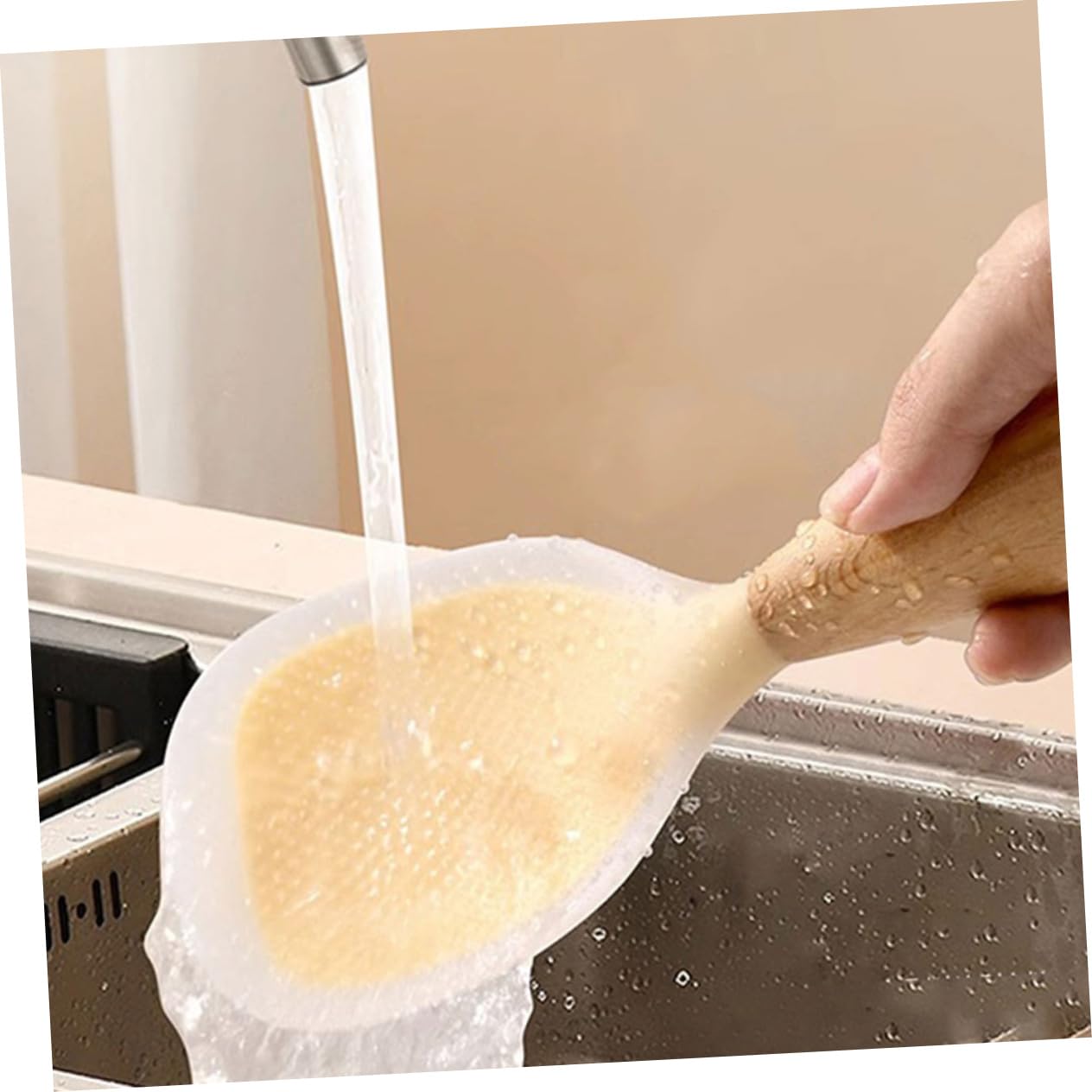 2-Piece Non-Stick Rice Scoop and Serving Spoon Set - Perfect for Rice Cookers, Food Storage & Meal Prep - Ideal for Cooking, Serving & Portioning Rice at Home