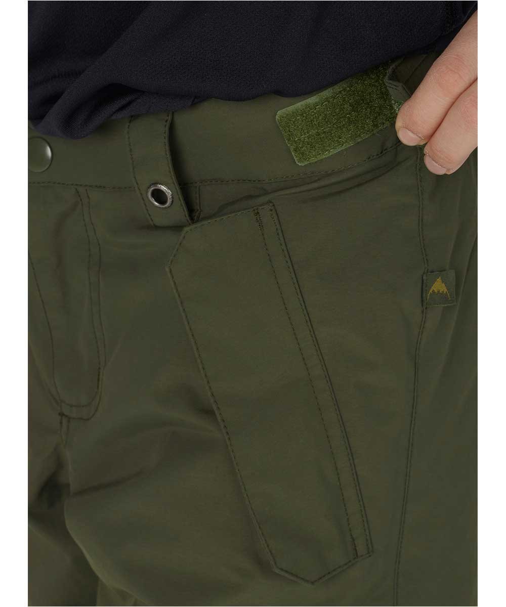 Burton Kids Boys' Parkway Snow Pants - Waterproof Winter Ski Pants for Boys, Insulated Snowboard Pants, Forest Night Green, Size Small - Perfect for Skiing, Snowboarding & Outdoor Winter Activities