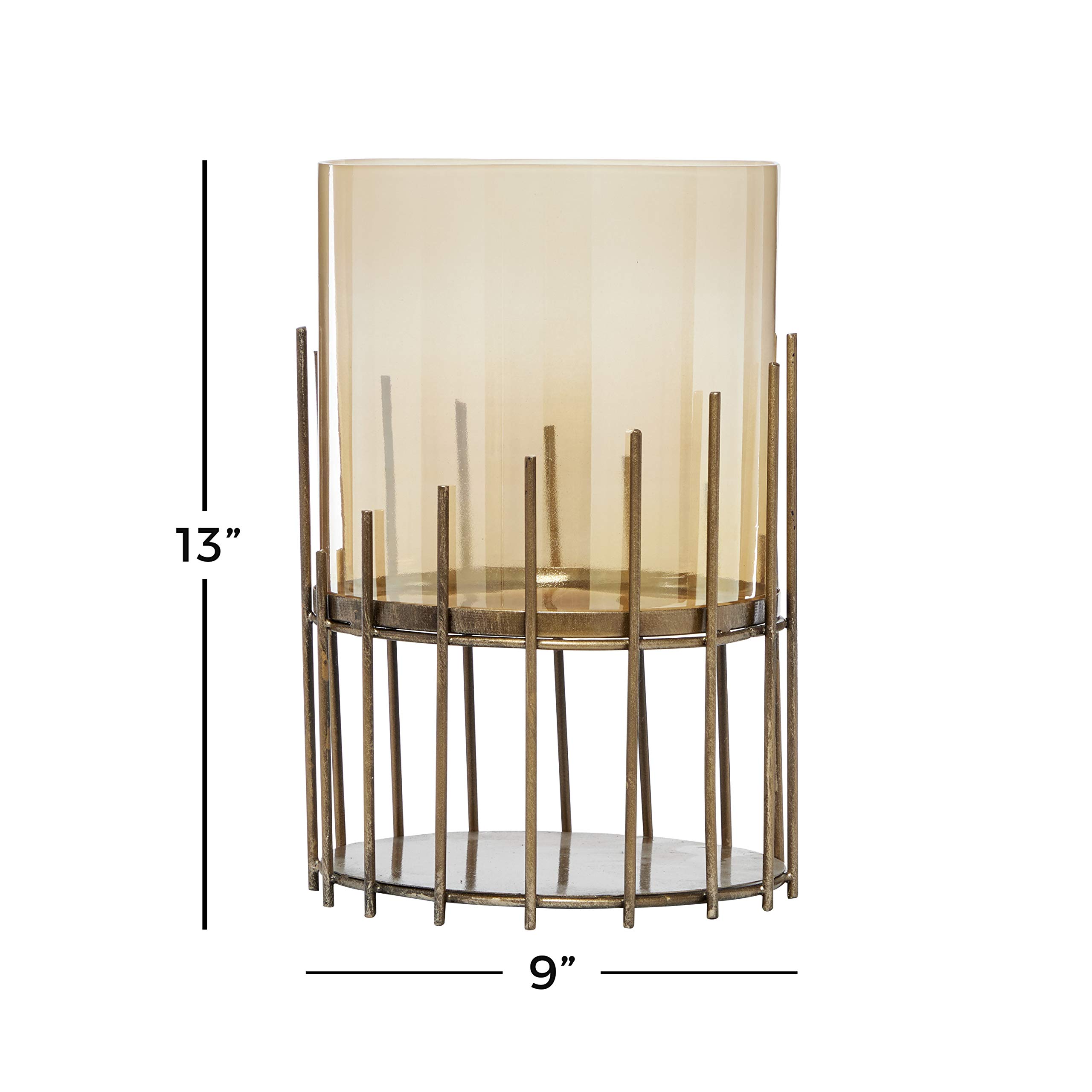 Venus Williams Collection Gold Candlestick Holder - Elegant Candle Stand for Dining Table, Wedding Decor & Home Centerpiece
