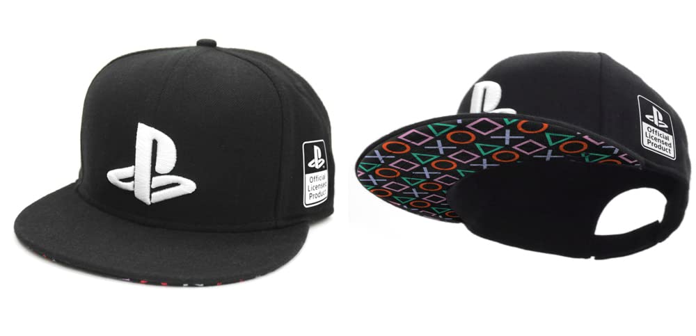 PlayStation Family Logo Embroidered Cap - Official Sony Merchandise for Gaming Fans | Perfect for Casual Wear, Gaming Events & Collectors