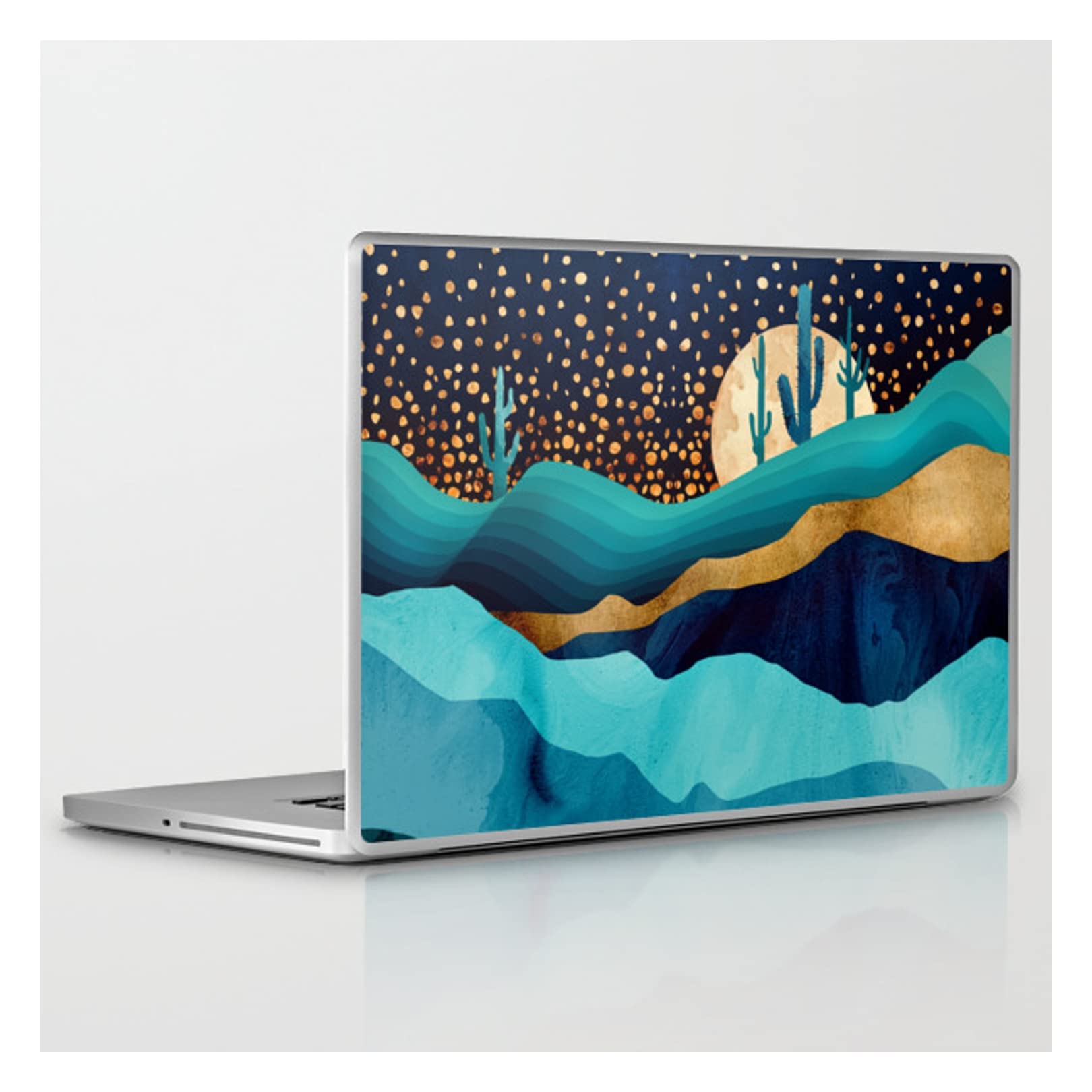 Spacefrogdesigns Indigo Desert Night Laptop Skin - 13