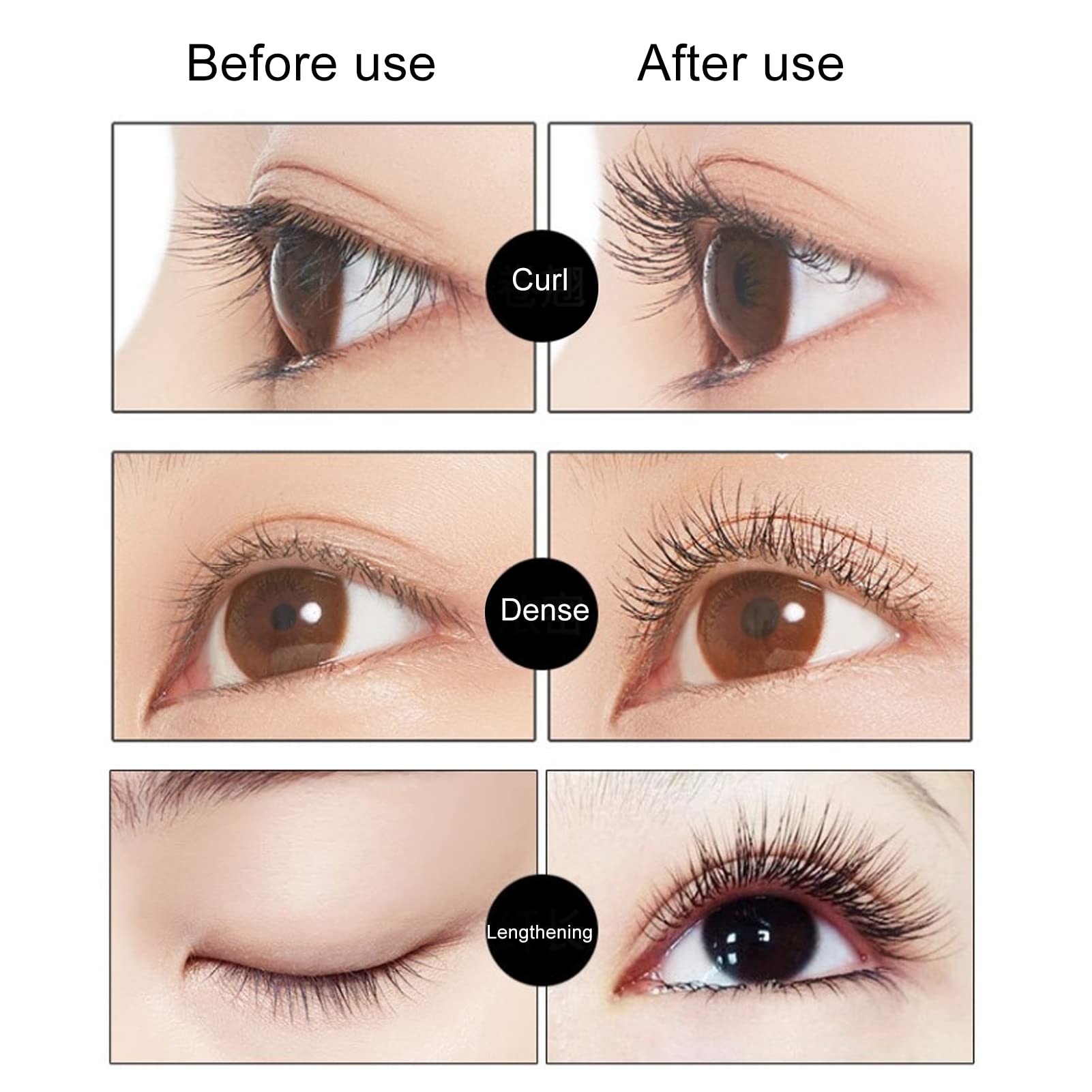 EXCLUZO Heated Eyelash Curler - Electric Lash Curler with 4 Temperature Settings, Waterproof Design for Perfect Curls | Ideal for Travel, Home Use & Women's Beauty Routine