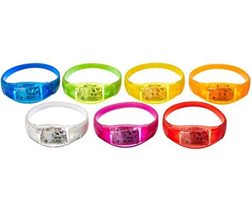 Glow in the Dark Bracelets - 14 Pack Music & Sound Activated LED Glow Wristbands with Flashing Strobe Lights | Perfect for Birthday Parties, Concerts, Raves, Festivals & Night Events | Fun Glow Party Favors for Kids & Adults