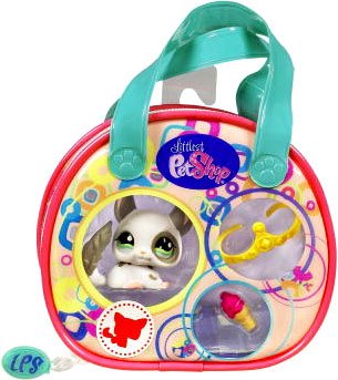 Littlest Pet Shop Chinchilla Purse Carry Case - Portable Toy Storage for Kids, Travel & Playdates | Perfect for Collectibles & On-the-Go Fun