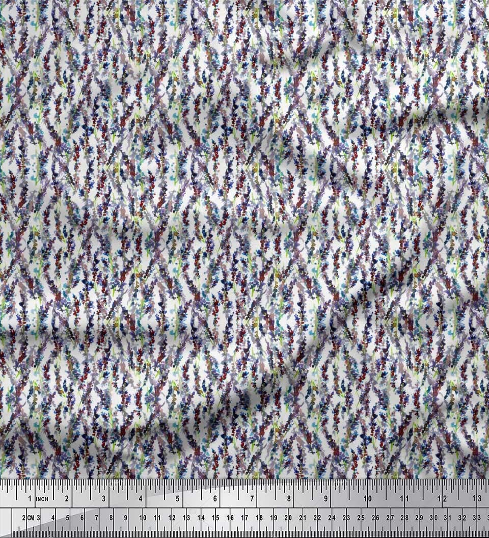 Soimoi Moss Georgette Brown Floral Print Fabric by The Yard - 42 Inch Wide Textured Shirting Material for Dresses, Blouses & Home Decor | Elegant Floral Design for Timeless Fashion & DIY Projects