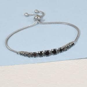 SHOP LC Cubic Zirconia CZ Tennis Adjustable Bracelet for Women - Elegant Jewelry Gift for Birthday, Anniversary & Special Occasions | Perfect for Everyday Wear, Date Nights & Formal Events