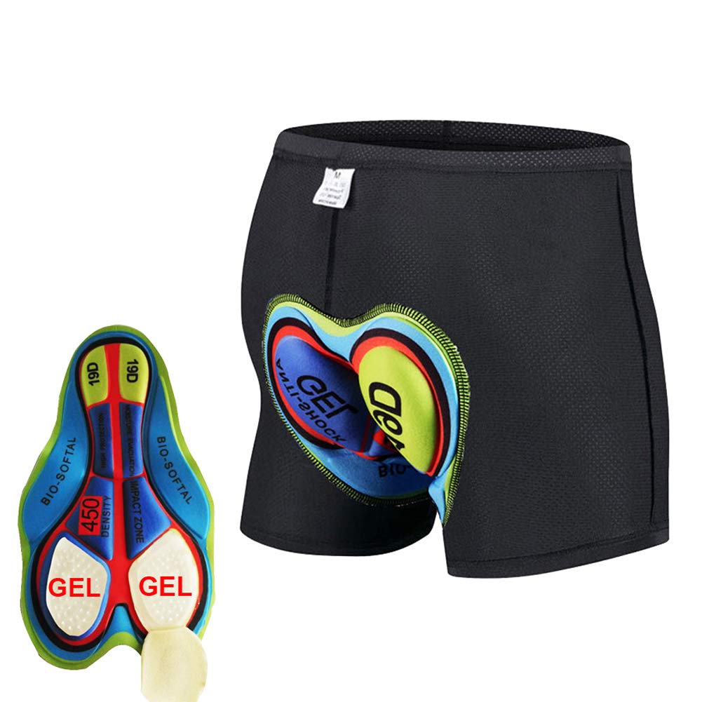 Men's 3D Padded Cycling Shorts - Breathable Quick Dry MTB Bicycle Underwear for Mountain Biking & Road Cycling | Perfect for Training, Commuting & Outdoor Sports