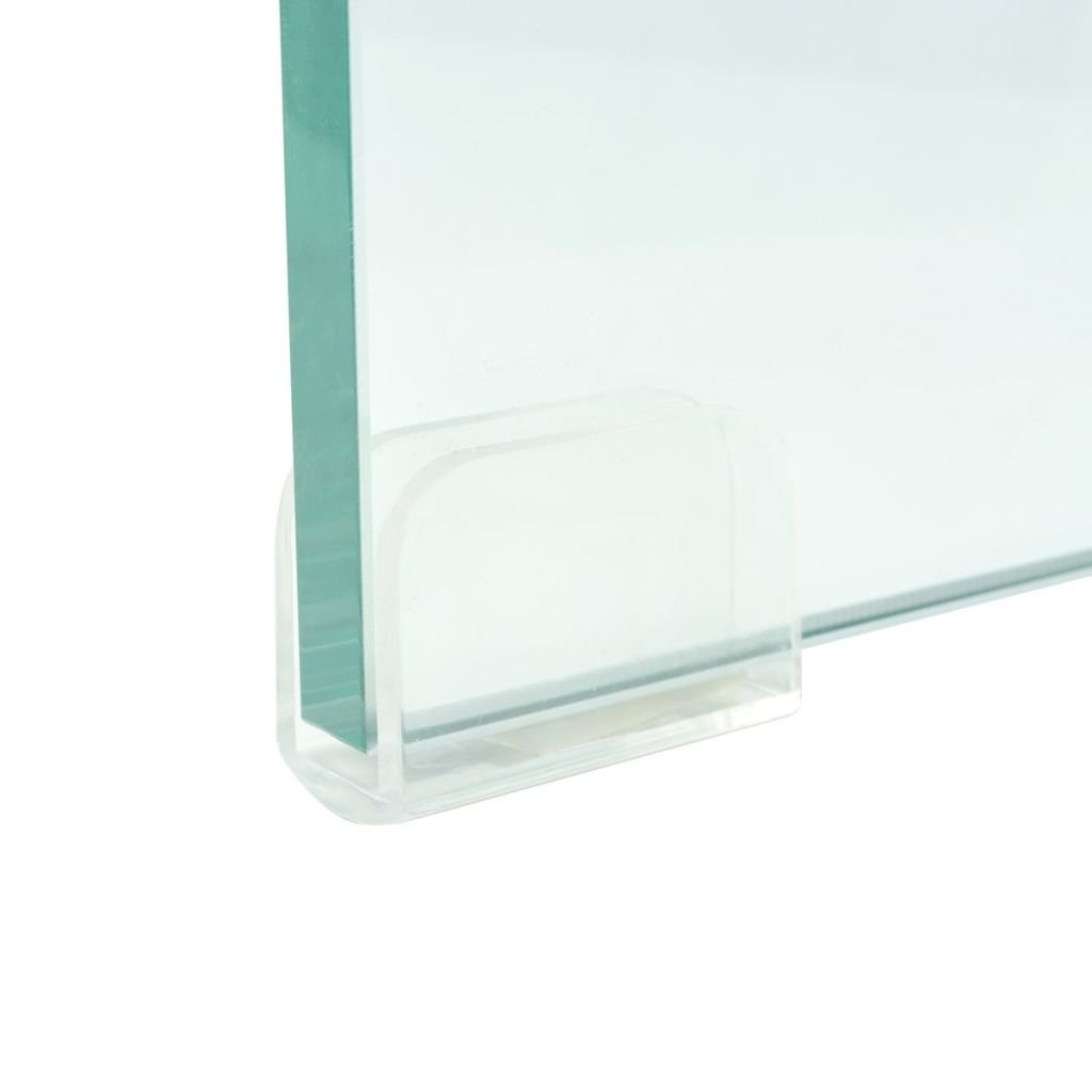 Clear Glass Monitor Stand for Desk - 27.6